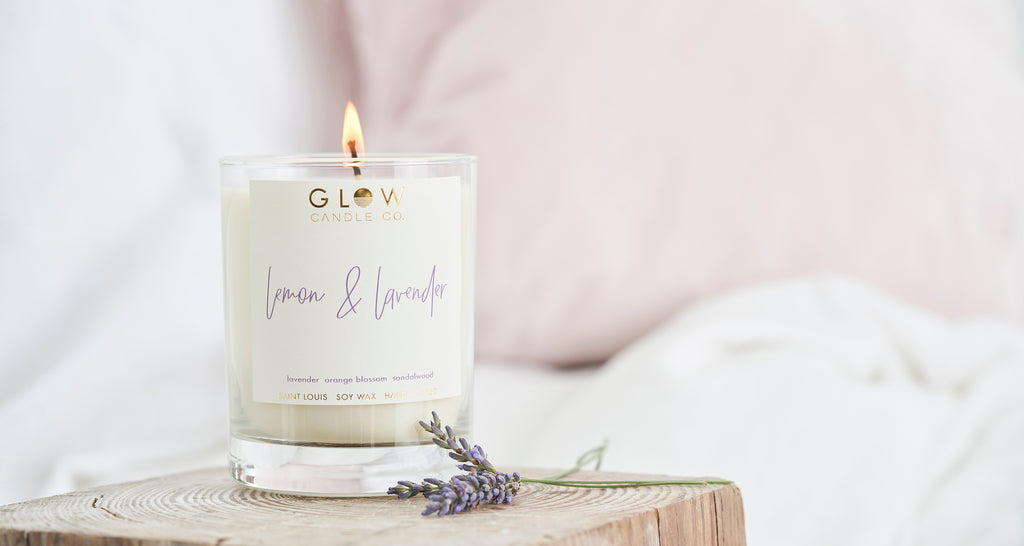 Zum Glow Frankincense-Lavender Soy Candle, 7 oz - City Market