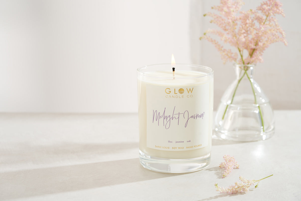 CLOUD NINE- Handmade Concrete Candle – Sunset Glow Essentials